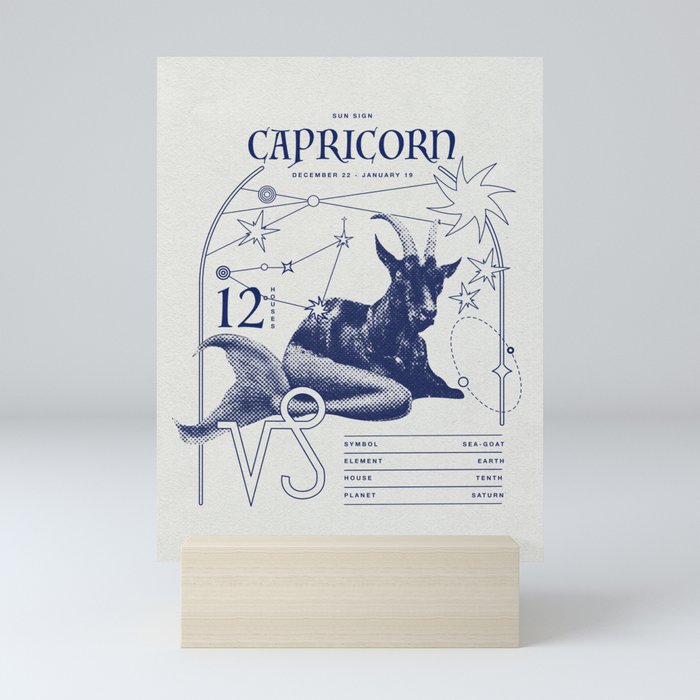 Capricorn Mini Art Print