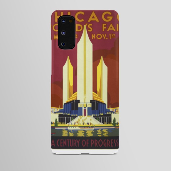 Chicago World's Fair Illustration Android Case