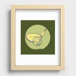 Patient Golf Recessed Framed Print