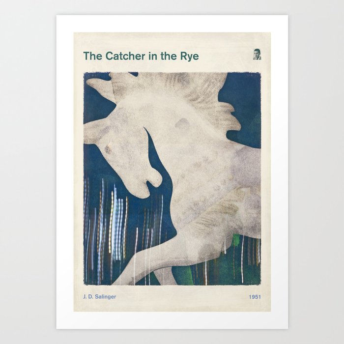 The Catcher in the Rye Leather Book  Graphic Image at Julia Moss Designs