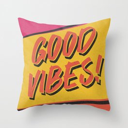 Good Vibes Throw Pillow