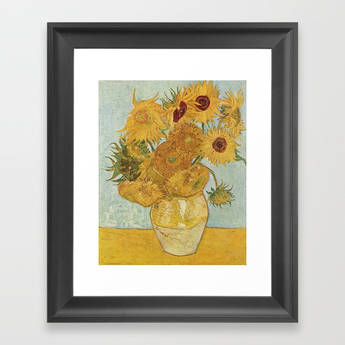 Van Gogh Sunflowers Framed Art Print