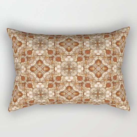 Seashells pattern Rectangular Pillow