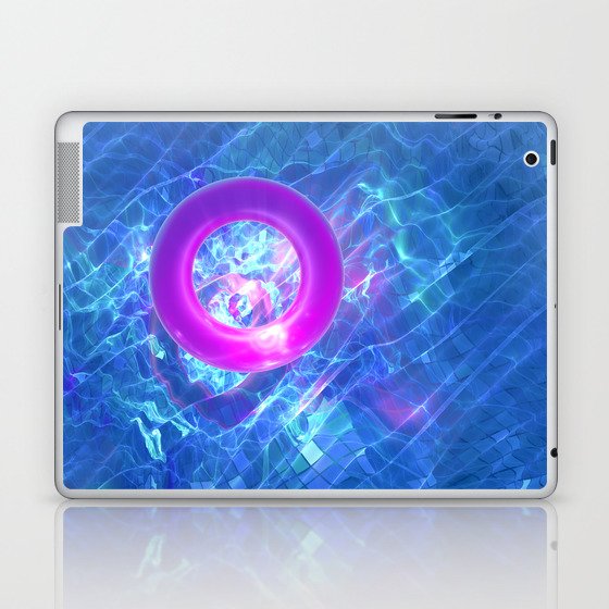Swimming Pool Ring fractal art Laptop & iPad Skin
