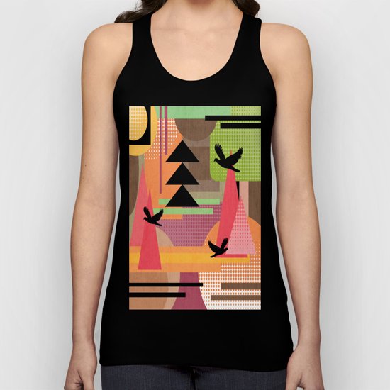 3 Flew Over. Unisex Tank Top