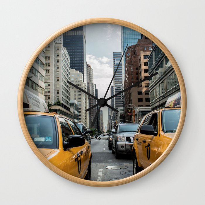 Taxi Cab Wall Clock