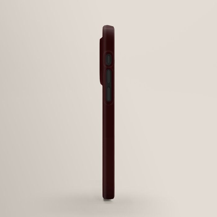 Dark Maroon brown solid color modern abstract pattern