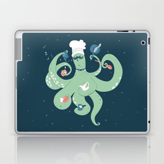 The Octopus Chef Laptop & iPad Skin