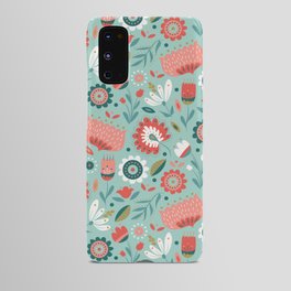 Folk Art Florals in Mint Android Case