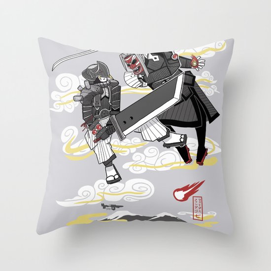 Final Samurai VII Throw Pillow