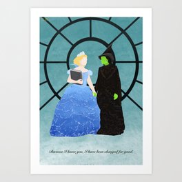 Because I Knew You - Wicked Art Print