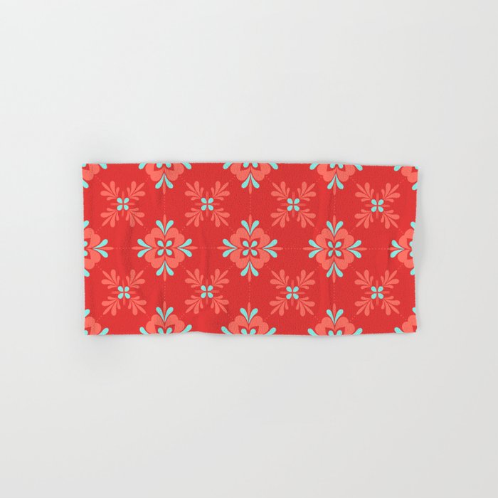 Coral and 2025 aqua bath towels