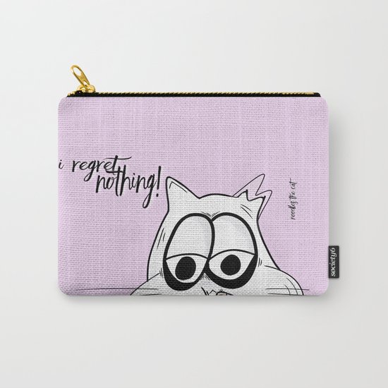 Noodles the Cat regrets nothing! Carry-All Pouch