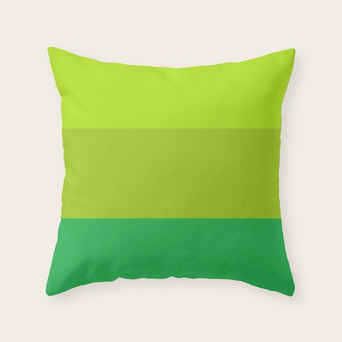 Origin Green Gradient Throw Pillow