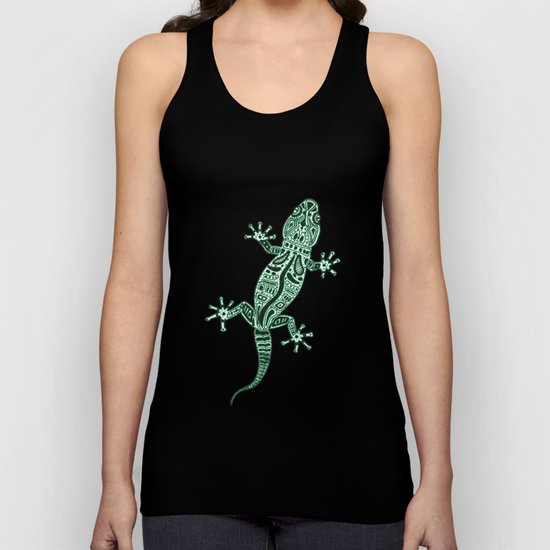 Ornate Lizard Unisex Tank Top