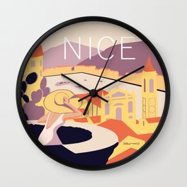 Nice – Sunset Version Wall Clock