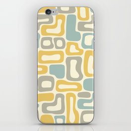 Retro Mid Century Modern Abstract composition 460 iPhone Skin