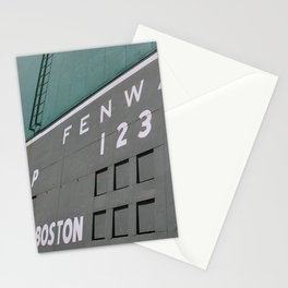 Fenwall -- Boston Fenway Park Wall, Green Monster, Red Sox Stationery Cards