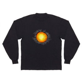 The Sun Who Wanted A Cup Of Strong Espresso Long Sleeve T Shirt