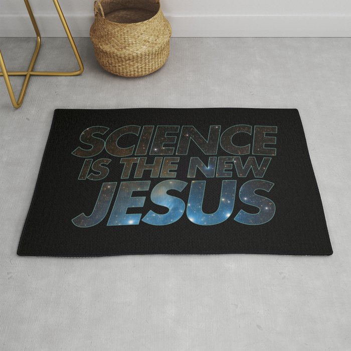 Science is the New Jesus Rug