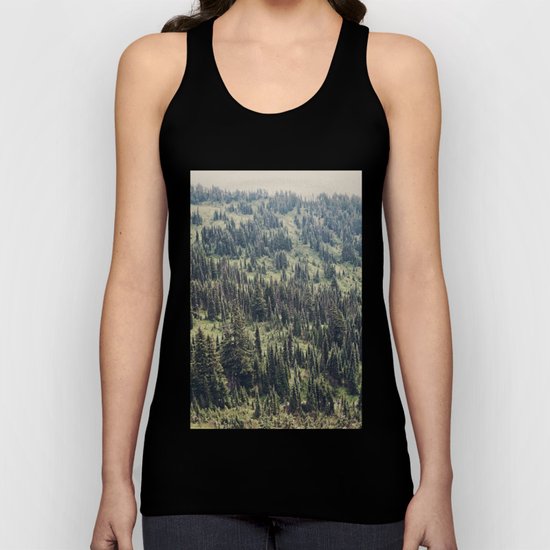 Mountain Trees Unisex Tank Top