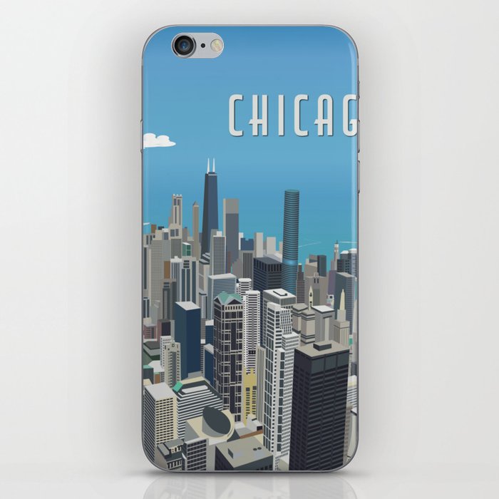 Chicago Cityscape iPhone Skin
