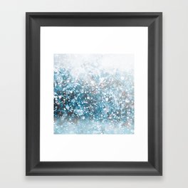 Snowflakes Framed Art Print