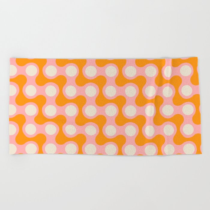 swell squiggles Beach Towel