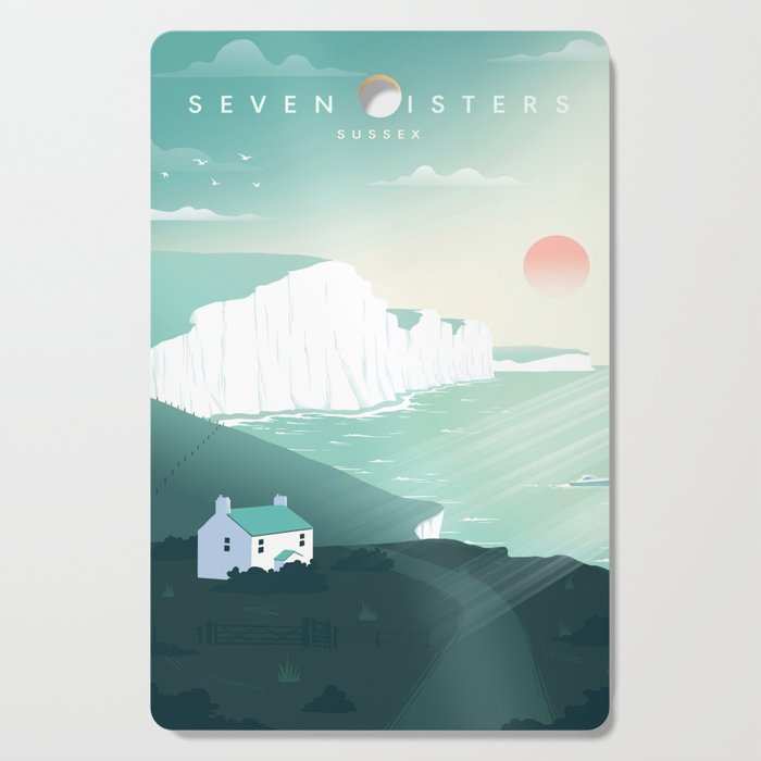 Seven sisters poster Cutting Board
