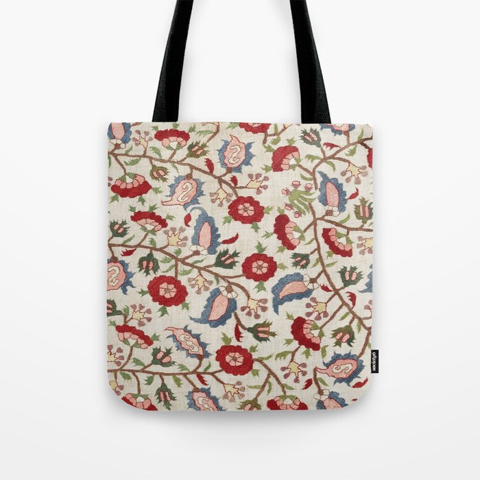 Turkish Floral Pattern Tote Bag