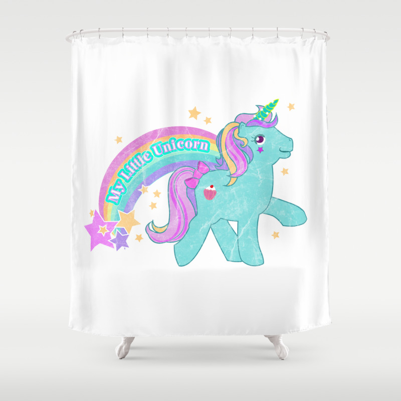 My Little Pony Unicorn Shower Curtain, My Little Pony Shower Curtain