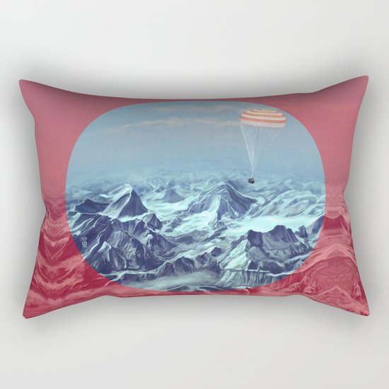 astronaut returns Rectangular Pillow