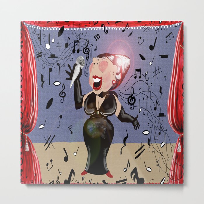It ain't over until the fat lady sings Metal Print