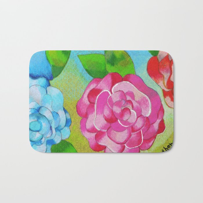 R is for Roses Bath Mat