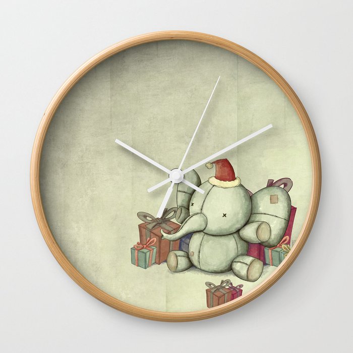 Happy Cute Elephant Wall Clock