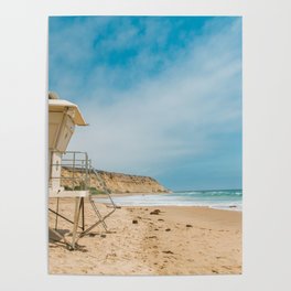 California Lifeguard Stand Poster
