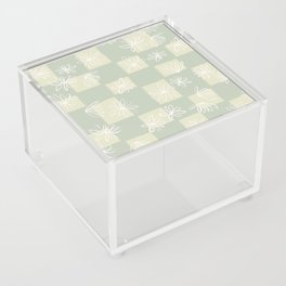 Daisy checkerboard in spring meadow Acrylic Box