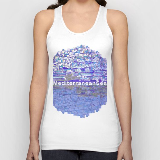 Mediterranean Village / Mojacar Unisex Tank Top
