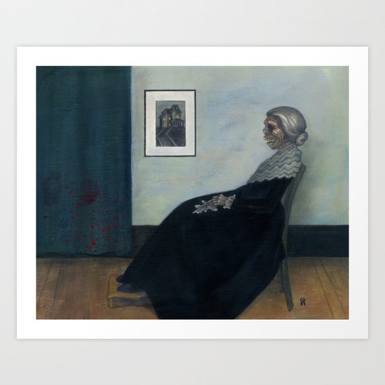 Norman's Mother Art Print