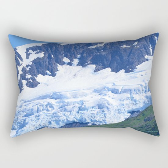 Whittier Glacier Rectangular Pillow