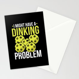 Pickleball Quote: I Might Have Dinking Problem Stationery Cards