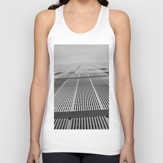NEW YORK BUILDING. Unisex Tank Top