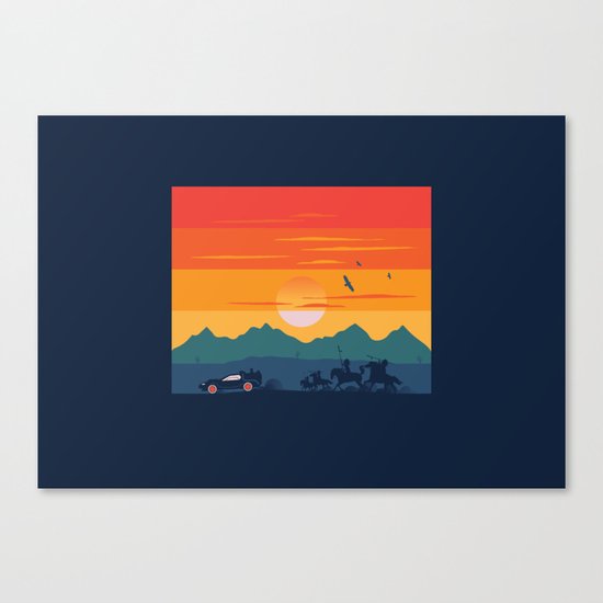 Back to the Wild West Canvas Print