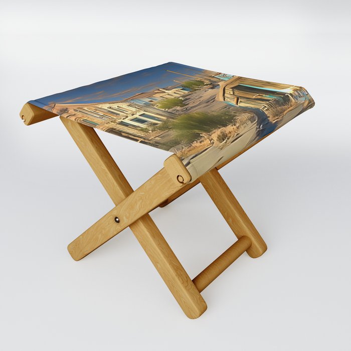 Ghost Town Folding Stool