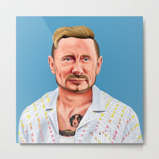 Hipstory - vladimir putin Metal Print