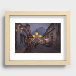 Santa Catalina Arch at Night Recessed Framed Print