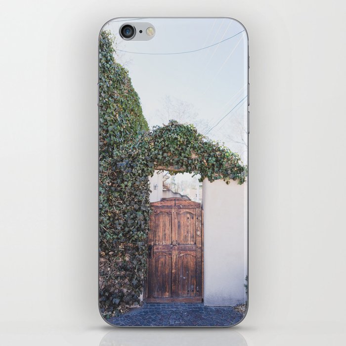 Santa Fe Door in Ivy - Travel Architecture Photography iPhone Skin