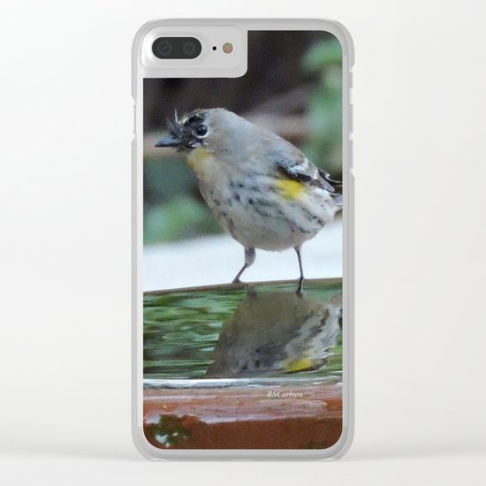 Reading the Evening Mirror Clear iPhone Case