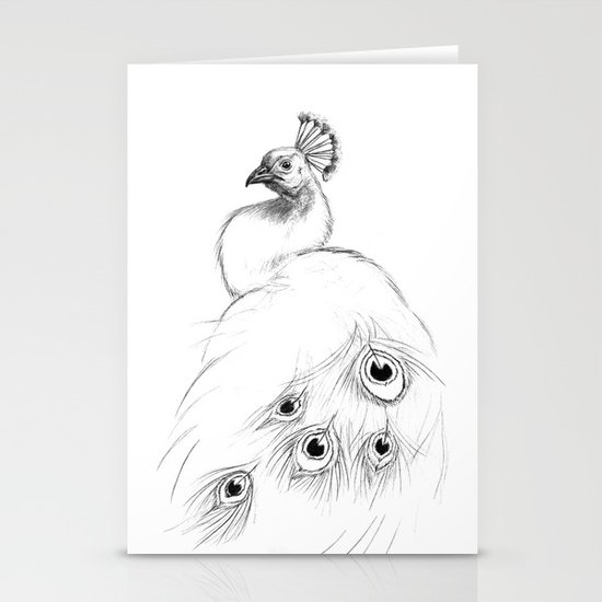 Peacock SK097 Stationery Cards