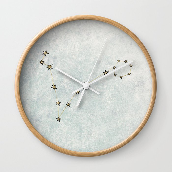 Pisces x Astrology x Zodiac Wall Clock